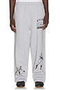 view 1 of 6 Varsity Sweatpant in Heather Grey