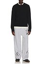 view 5 of 6 Varsity Sweatpant in Heather Grey