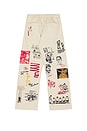 view 2 of 7 Varsity Pant in White