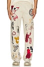 view 4 of 7 Varsity Pant in White