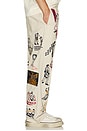view 5 of 7 Varsity Pant in White
