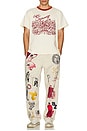 view 7 of 7 Varsity Pant in White