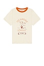 view 1 of 5 Yearbook Tee in Cream & Orange