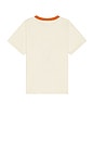 view 2 of 5 Yearbook Tee in Cream & Orange
