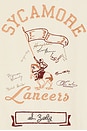 view 3 of 5 Yearbook Tee in Cream & Orange