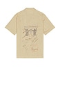 view 2 of 4 Yearbook Camp Shirt in Khaki