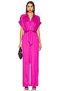 view 1 of 3 Tori Jumpsuit in Bright Rose