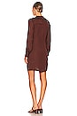 view 3 of 3 Tie Curious Mini Dress in Chicory Coffee