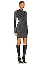 view 2 of 4 Nadina Sweater Dress in Black & Silver