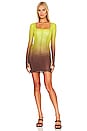 view 1 of 3 Freya Mini Dress in Sulphur Spring Ombre