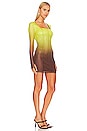 view 2 of 3 Freya Mini Dress in Sulphur Spring Ombre