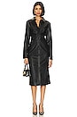 view 1 of 3 Mclain Faux Leather Dress in Black