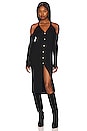 view 1 of 3 VESTIDO MIDI KEVA in Black