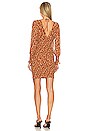 view 3 of 3 Carly Mini Dress in Mocha Bisque