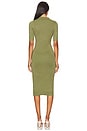 view 3 of 3 VESTIDO JERSEY LINDY in Burnt Olive