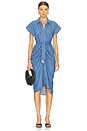 view 1 of 3 Tori Dress in Chambray Blue
