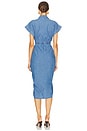 view 3 of 3 Tori Dress in Chambray Blue