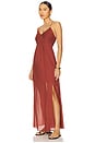 view 2 of 3 Brianna Dress in Dusty Brick
