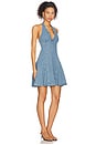 view 2 of 3 Malia Dress in Medium Blue Denim