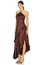 view 3 of 4 Caspia Dress in Bitter Chocolate