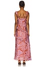 view 3 of 3 Versailles Dress in Pink Snake