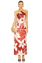 view 1 of 3 Oaklyn Dress in Rust Multi