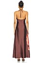 view 3 of 3 Flora Dress in Burnt Umber