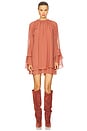 view 2 of 4 Sofina Dress in Copper Brown
