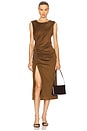 view 1 of 3 Keegan Dress in Chestnut