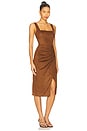 view 2 of 3 Milo Dress in Chicory Coffee