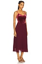 view 2 of 3 Estrella Dress in Windsor Wine