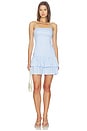 view 1 of 4 ROBE ANIKA in Blue And White Stripe