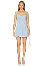 view 1 of 3 VESTIDO HARLEY in Blue Haven Wash