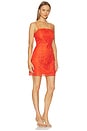 view 2 of 4 Maureene Dress in Mandarin Red