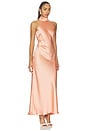 view 2 of 3 VESTIDO HALTER in Honeyed Apricot