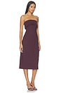 view 2 of 3 Roslynn Dress in Chocolate