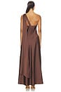 view 4 of 3 Aurorah Dress in Shaved Chocolate