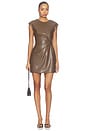 view 1 of 3 Chiara Mini Dress in Cocoa
