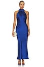 view 1 of 3 Lara Dress in Deep Blue