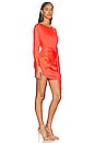view 2 of 3 Brooke Dress in Fiery Coral