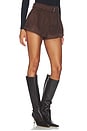 view 2 of 6 Evanda Short in Dark Chocolate