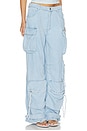 view 2 of 6 PANTALON DUO in Blue Haven Wash
