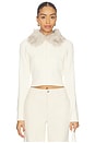view 1 of 4 Lysia Sweater Jacket in Cream