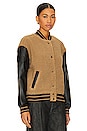 view 3 of 5 Florence Bomber Jacket in Khaki