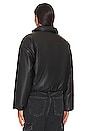 view 4 of 5 Stratton Faux Leather Jacket in Black