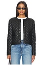 view 1 of 4 BLOUSON MARTINE in Black