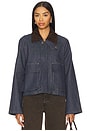 view 1 of 4 Justina Jacket in Deep Indigo