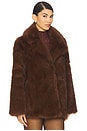 view 2 of 4 Kindra Coat in Brown