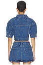 view 3 of 4 Serafina Jacket in Blue Depth