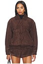 view 1 of 5 Henson Jacket in Dark Chocolate